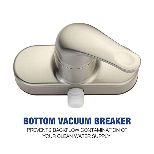 Wholesale Plumbing Supply RV/Mobile Home Shower Valve Faucet with Hand-Held Shower, Brushed Nickel