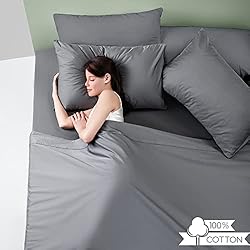 Shilucheng 6PC 100% Pure Egyptian Cotton Sheets