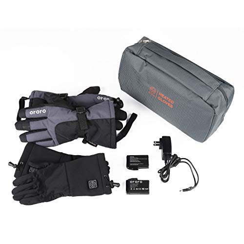 image for ORORO Heated Gloves with Rechargeable Li-ion Battery for Men and Women