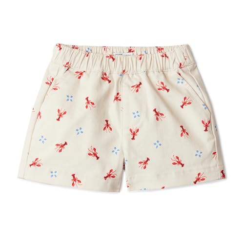 Amazon Essentials x Sofia Grainge Unisex Baby Cotton Twill Slip On Shorts