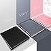 AHGXG Padfolio/Resume Portfolio Folder - Interview/Letter Document Organizer & Business Card Holder - with Letter-Sized Writing Pad Professional Gift for Business, Interview, Resume - Pink