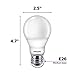 Phillips LED Dimmable A 19 Light Bulb: 800-Luimen, 5000-Kelvin, 9-Watt (60-Watt Equivalent), E26 Base, Frosted, Daylight, 6-Pack