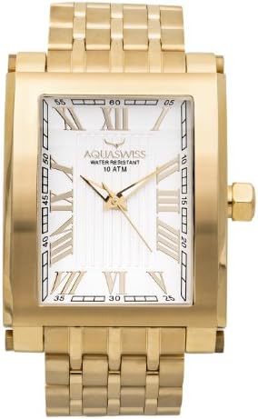 64GS009 Tanc Gold Color Case Gold Tone Metal Band Watch
