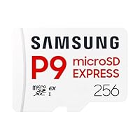 Samsung P9 Express microSD Express Card, 256GB microSDXC Memory Card, Up to 800 MB/s, for Nintendo-Switch ™ 2, (MB MK256T/AM)