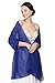 Soft Chiffon Bridal Wedding Shawl Evening Wrap Scarf for Women by MicBridal