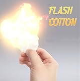 Magic Flash Cotton (WHITE) 25 Gram Wet Pack Nitrocellulose Cotton Magic Trick