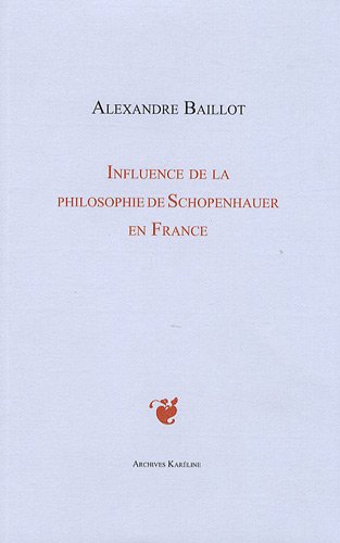 Influence de la philosophie de Schopenhauer en France