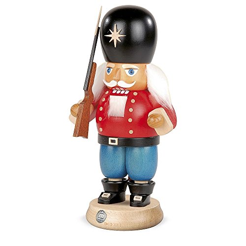 MÃ¼ller German nutcracker Soldier, height 23 cm / 9 inch, original Erzgebirge by Mueller Seiffen