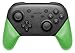 DIY Replacement Grip Shell for Nintendo Switch Pro Controller, Colorful Anti-Slip Hand Grip Shell Cover for Nintendo Switch Pro Controller with a Screwdriver (Green)