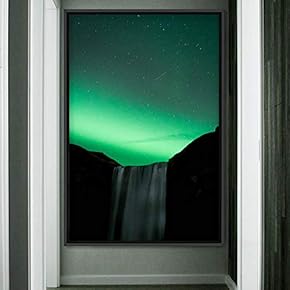 signwin Framed Canvas Wall Art Night View Landscape...