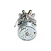 Top Street Performance HC5004C A/C Compressor with Silver Clutch (Chromed Serpentine-Belt Sanden 508 R134A Type)