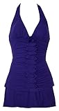 Profile By Gottex Swimwear Ruffled Purple Skirtini Swimsuit (Size 10)