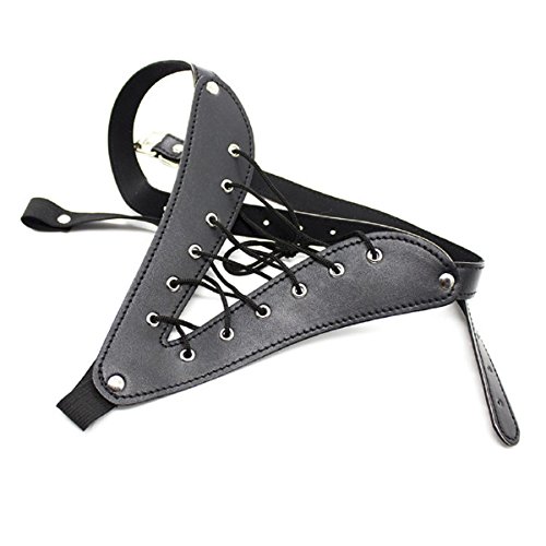 PU Leather Female Underwear Restraint Bondage Panties Lingerie Chastity Belt for Fetish Female adult Costume