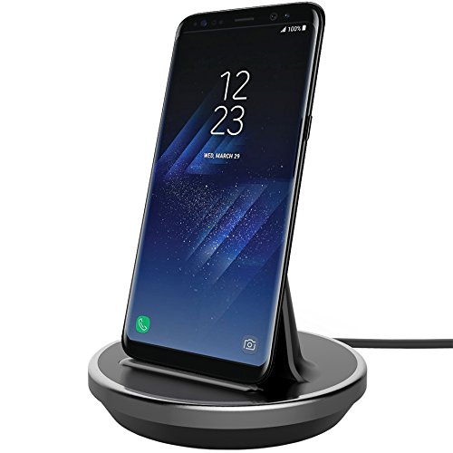 USB-C Charging Dock, Aiken USB Type-C Desktop Charger Cradle for Samsung Galaxy Note 8/S8/S8+, Google Pixel XL, Nexus 6P/5X, OnePlus 5/3T/3/2, LG G6/G5, HTC U11/10/U Ultra and More