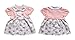 StylesILove Pink Floral Short Sleeve Toddler Girl Dress