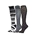 Dr. Motion 3 Pairs Compression Socks Women's For Nurse,Pregnancy, Athletic Top Rated