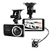 Full HD 1080P Front + VGA Rear 290 Degree Super Wide Angle Car Dash Cam with 4.0