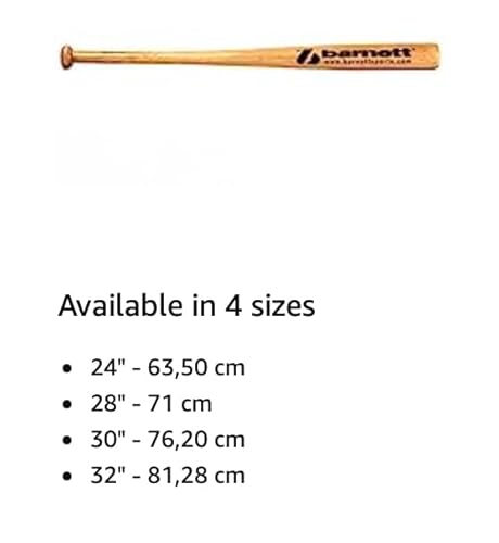 Barnett - Batte De Baseball BB-1 Aluminium 6061 - 4 Tailles