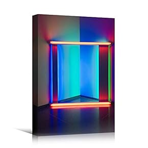 signwin Canvas Wall Art Light Patterns Abstract Colorful...