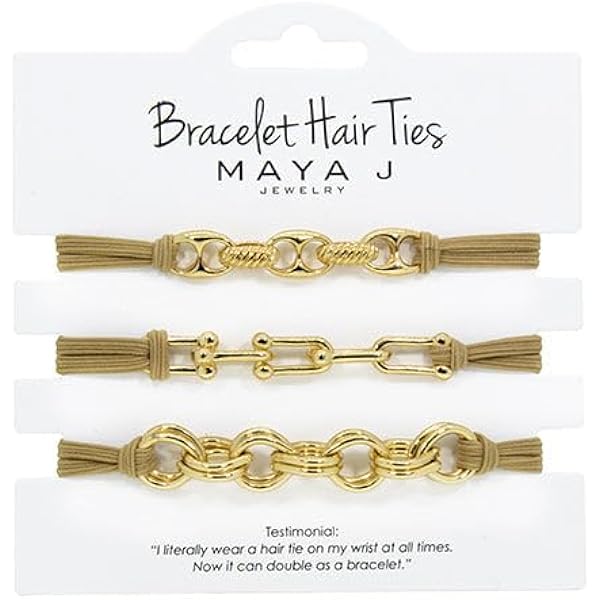 maya bracelet hair ties