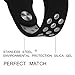 Hanlesi for Fitbit Alta HR Band, Fitbit Alta Band Breathable Soft Silicone Adjustable Fashion Sport Strap Band for Fitbit Alta 2 Replacement Fitness Accessory Wristband with Hole