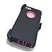 iphone 6s Plus Case, Kecko Shockproof High Impact Tough Rubber Rugged Hybrid Defender Series Case Cover Skin w/ Built-in Screen Protector & Belt Clips for iphone 6 Plus/6S Plus - Black Rose