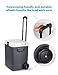 Rockpals 30 Quart Electric Cooler/Warmer on Wheels & Handle, Portable Iceless 12V Thermoelectric Plug In Cooler Chiller for Truck, Car, RV, SUV, Home, Office, Travel, Camping, Beach
