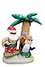 7 Foot Inflatable Santa Claus & Penguin on an Island w/ Palm Tree