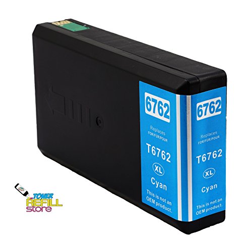 Toner Refill Store Compatible Ink Cartridge Replacement for the Epson T676XL220. (Cyan, 1-Pack)