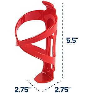 Crown Sporting Goods SBIK-003 Plastic Bicycle Bottle Holder, Black