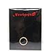NewkeepsR 3PCS-1.2mm Rose Gold Anodised Hinged Clicker Nose Hoop Rings, 16 Gauge 316L Steel Seamless Segment Sleeper Earrings Piercing-7/8/9mm