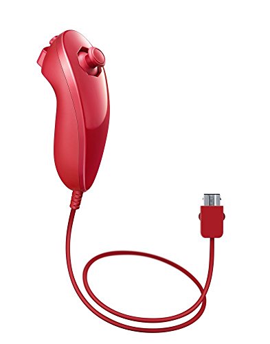 HAWORTHS 360 Wired Wii Nunchuck Nunchuk Controller Nunchuck Remoter for Nintendo Wii Video Game Red HAWORTHS 360 Wired Wii Nunchuck Nunchuk Controller Nunchuck Remoter for Nintendo Wii Video Game Red