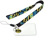 DC Batman Lanyard with PVC Dangle