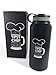 32 oz Vacuum Insulated Double Wall Sweat Proof Stainless Steel Wide Mouth Water Bottle