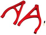 Atomik RC Alloy Rear Upper Arm for 1:10 Traxxas E-Revo + Other Traxxas Models - Red