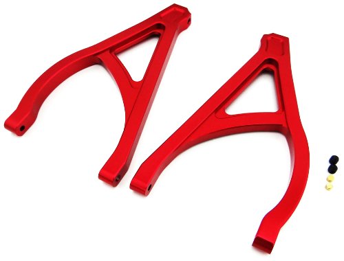 Atomik RC Alloy Rear Upper Arm for 1:10 Traxxas E-Revo + Other Traxxas Models - Red