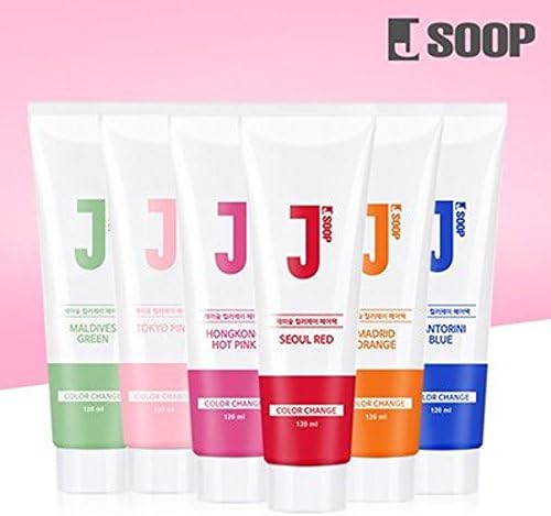 JSOOP Color J Hair Color Pack 120ml (6 colors to choose) / HIT Item in Korea 제이숲 컬러제이 헤어팩 (Santorini BLUE)
