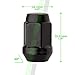 DPAccessories 23 Black 1/2-20 Closed End Bulge Acorn Lug Nuts - Cone Seat - 3/4