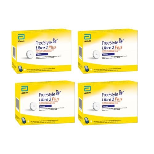 FreeStyle Libre 2 Plus, Sistema de Monitoreo de Glucosa, 4 Sensores
