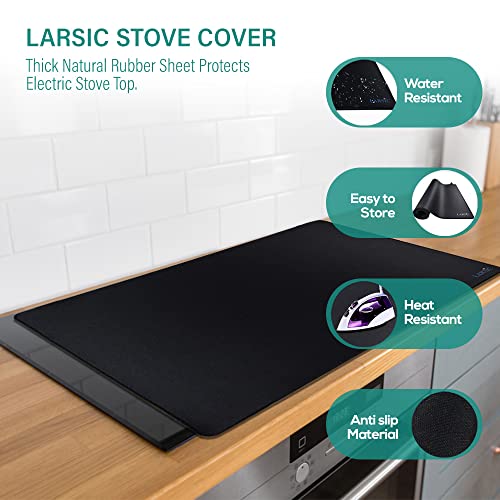 Larsic Stove Cover Protects Electric Stove Washer Dryer Top. Anti