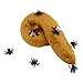 X Hot Popcorn 100 Pcs Fake Flies Plastic Simulated Fly Joke Toys Prank Flies Toys for Joke Halloween Party Favors