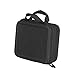 Muslady 17-Key Kalimba Case Thumb Piano Mbira Box Bag Water-resistant Shock-proof with Gloves Finger Stall Cleaning Cloth