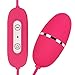 USB Bullet Egg Vibrator,LUV-SPOT Multi-Speed Powerful Waterproof Wand Massager Control Vibrating Stimulator Vaginal Kegal Balls for Women or Couple (Red)
