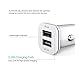Car Charger, dodocool 24W 4.8A Dual USB Car Charger Adapter