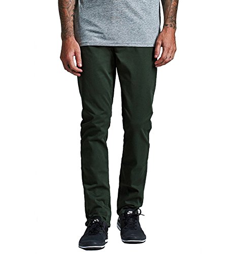Hurley MPT0000140 Mens Corman 3.0 Chino Pants, Carbon Green - 36
