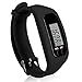 Fitness Tracker Watch, Simply Operation Walking Running Pedometer with calorie burning and steps counting by Bomxy (Black)