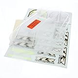 Team Losi 8IGHT-E 4.0 Buggy 1/8: Clear Cab Forward Body & Decal Sheets, Shell