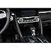 Thenice for 10th Gen Civic Real Carbon Fiber Passenger Airbag Light Trims Decoration Cover for Honda Civic 2021 2020 2019 2018 2017 2016