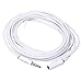 Cabos 3.5mm Male to Female Universal Auxiliary Audio Extension Cable, 6.5 Feet, White