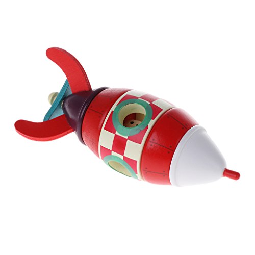 Buy JAGENIE New Wood Rockets/Plane/Helicopter Toy
